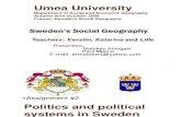 Matokeoism - Swedish Geography Politics and Political System in Sweden (7101444)