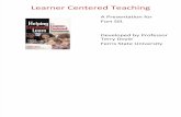 Learner Centered Teaching Fort Sill 2012