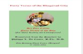 Forty Verses of the Bhagavad Gita (Sri Gita Calisa)