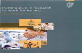 IP Implementation Group Report 2012 - Putting Public Research to Work for Ireland
