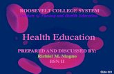 Health Education Learning Styles