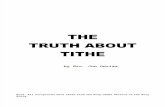 The Truth About Tithe