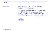 GAO - 1997 FDA Medical Device Reporting Needed Improvements
