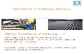 Surface Coating Alloys