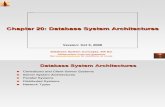 Ch20 Database System Architectures