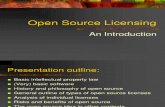 Open Source Licensing Powerpoint Presentation