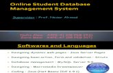 Online Student Database Management System