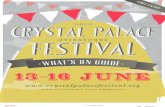 Crystal Palace Festival Whats on Guide
