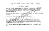 Enemy Property Act, 1968