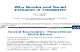 Why Gender and Social Inclusion in Transport