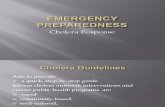 Cholera Guidelines Presentation
