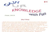 Gain Your Knowledge Issue #6 June-2012