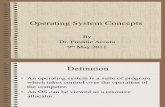 Operating System Concepts Lecture 1