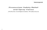 Pressurizer Safety Relief and Spray Valves