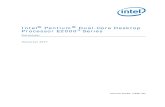 Pentium Dual Core Desktop e2000 Datasheet