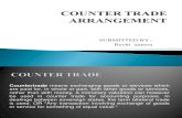 Counter Trade Arrangement