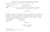Aipmt 2012 Finals Physics Solution and Answer Keys