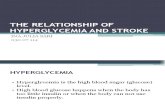 The Relationship of Hyperglycemia and Stroke