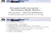 Dynamic Role Rule Security