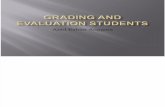 Grading and Evaluation Students