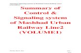 Summary of Control & Signaling Line2 (VOLUME1)