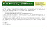 HS Friday Bulletin 05-11