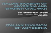 Chapter 15-Italian Invasion of Abyssinia (Tanmay, William, Rusheel, Ajith)