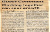 1987 - Aug 9 - Lerner - Letter to Editor From David (Working Together Can Spur Growth)