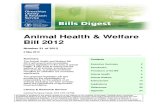 Animal Health and Welfare Bill 2012 Digest