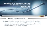 Weekly Assessments and 1st Benchmark Test Results