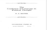Hayek 1968 Confusion of Language in Political Thought