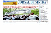 Jornal de Sintra: Freguesias de Sintra manifestam-se contra a Reforma Administrativa (capa)