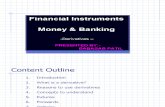 Financial Instruments Derivatives Ppt MBA FINANCE