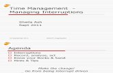 Managing Interruptions