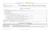 Card Meeting Data Exchange