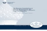 The Russian Constitution at Fifteen: Assessments and Current Challenges to Russia’s Legal Development (Conference Proceedings)