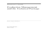 Production Managenent and Technical Package
