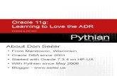 Seiler Pythian Learning to Love the ADR
