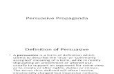 Persuasive Propaganda
