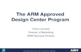 The ARM Approved Design Center Program