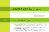 Holographic Data Storage Systems