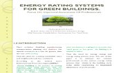 Energy Rating Sytems for Green Buildings