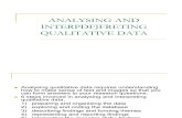 Analysing Interpreting Quali Data