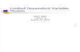 09-Limited Dependent Variable Models