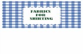 Fabrics for Shirting Ppt