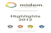 Midem 2012 (Cannes, 28-31 Jan) -  Highlights