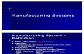 Manufacturing System - Intro