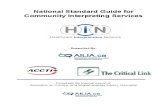National Standard Guide for Community Interpreting Services
