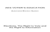 AES VOTER’S EDUCATION
