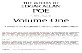 Edgar Allan Poe - Works Volume 1